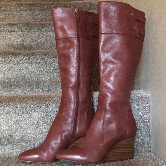 Nine West Shoes - Nine West Leather Boots SZ 9